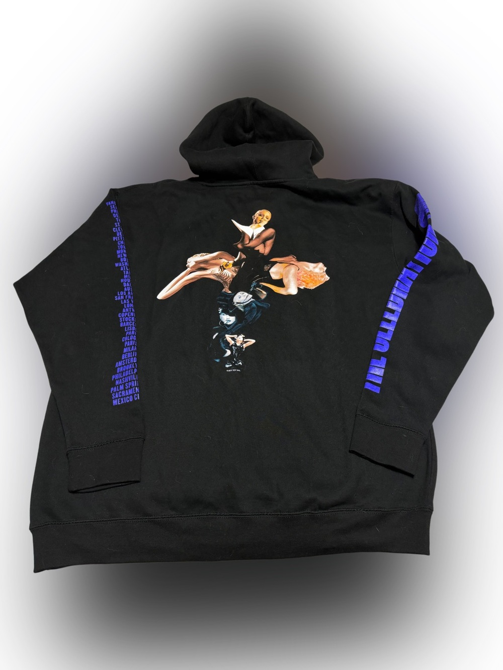 Rare Madonna The Celebration Tour Hoodie Sweatshirt Mens 2XL Black Fleece